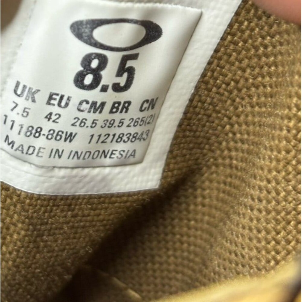 Oakley 11188-86W Tactical Boots Men 8.5 Tan Military Combat Lace Up - Picture 10 of 10